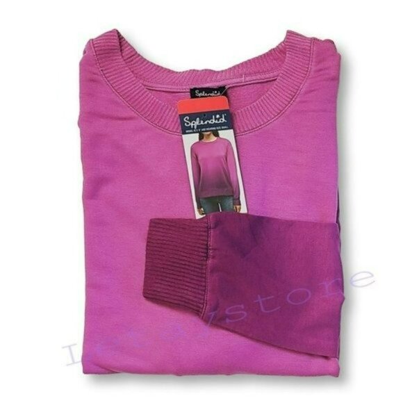 NWT Splendid Super Soft Ombre Dip Dye Lightweight Sweater Pullover Top - Picture 4 of 5